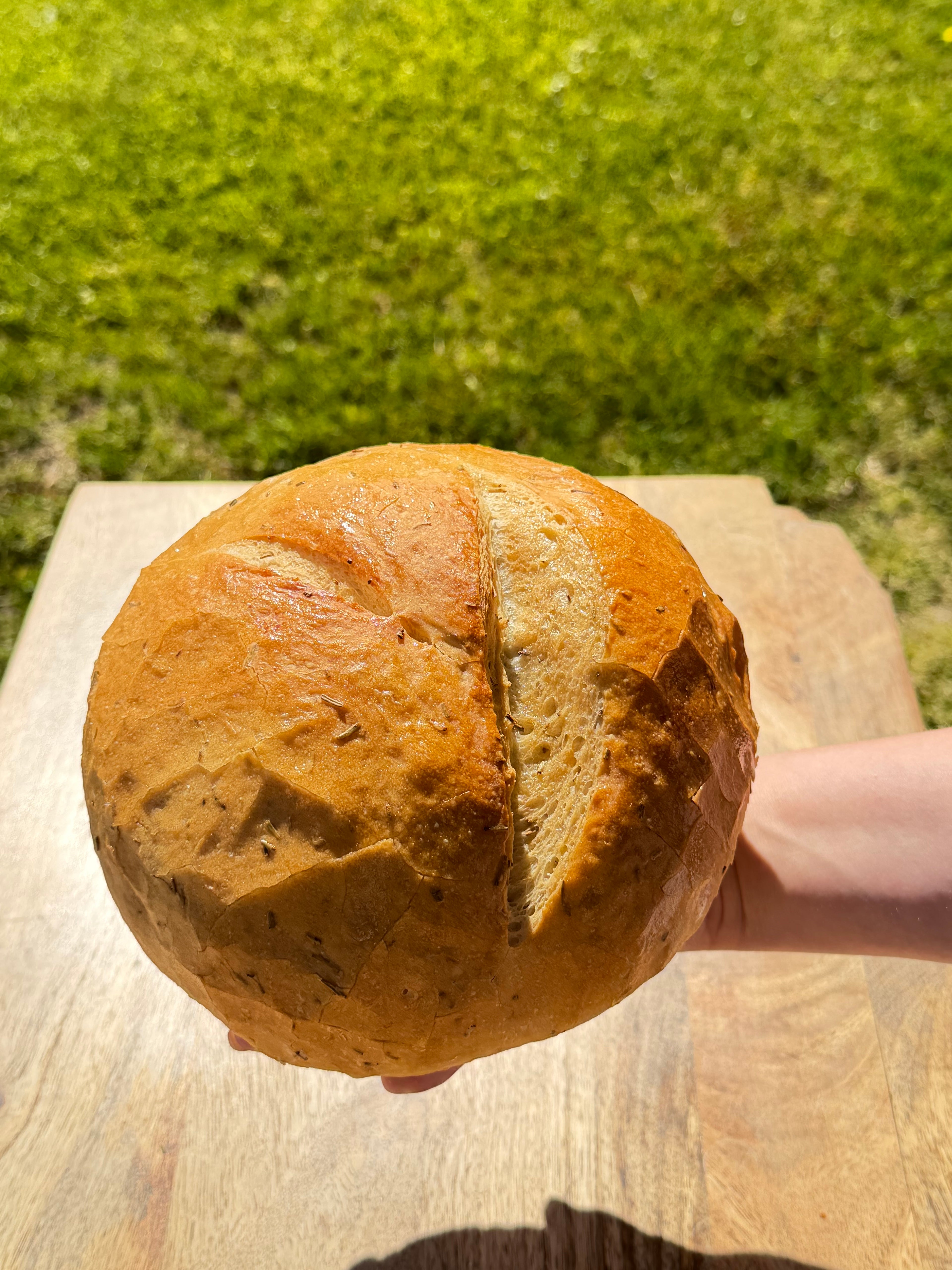 Rosemary Sea Salt Sourdough